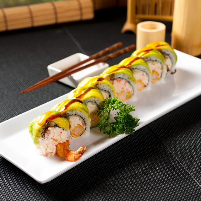 Shrimp Temp Roll.