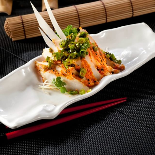 Ono (Escolar) Tataki Sashimi.
